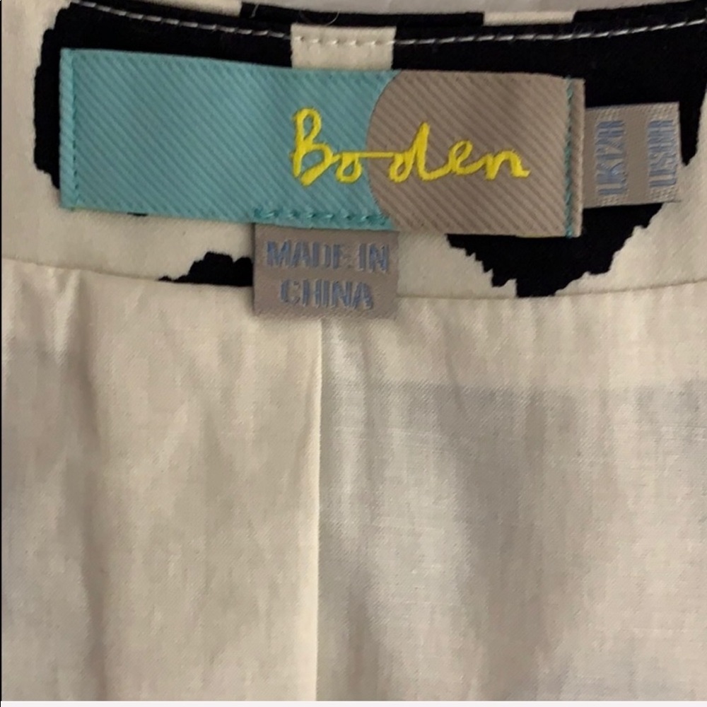 Boden Black & Cream Sheath Dress - Picture 5 of 6